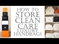 How to store, clean, care & protect luxury handbags inc Chanel bags | Conditioner for leather bags