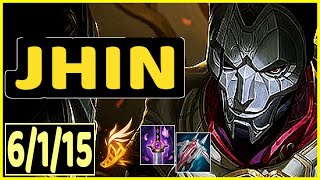 JHIN VS SIVIR - 6/1/15 KDA ADC GAMEPLAY CHALLENGER I