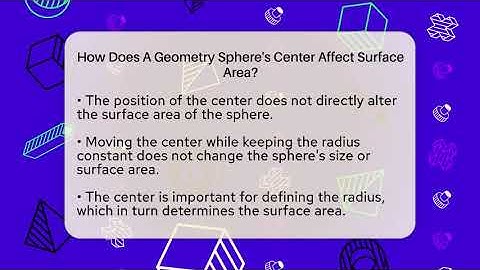 How Does A Geometry Sphere