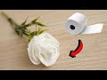 How to Make a Rose from Toilet Paper | Repurposed Crafts