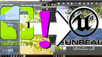 TREE MAKING IN SPEED TREE AND IMPORTING IN UNREAL ENGINE 4:)