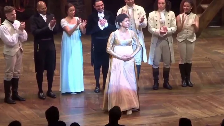 Renee Elise Goldsberry Final Curtain Call Hamilton...