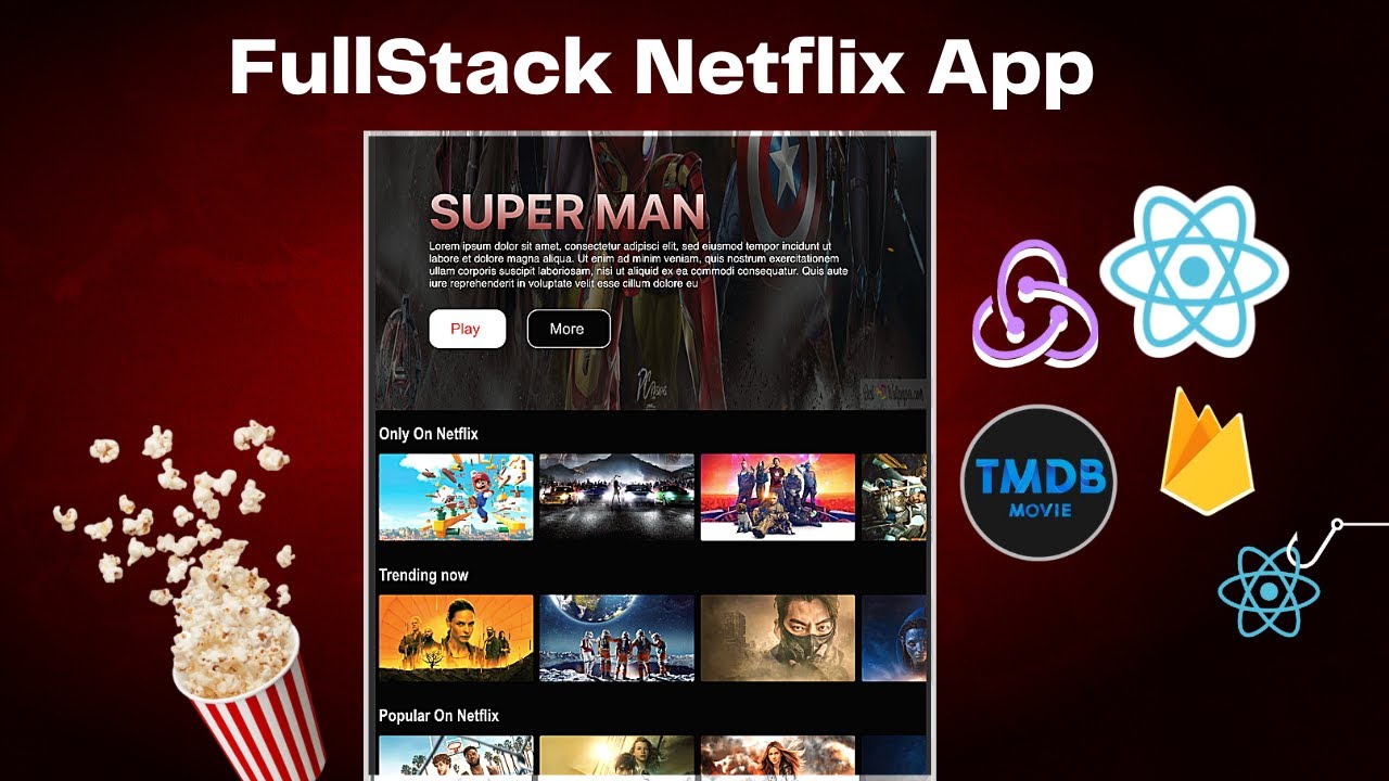 Take your React JS skills to the next level with this 🔥 Netflix Clone ...