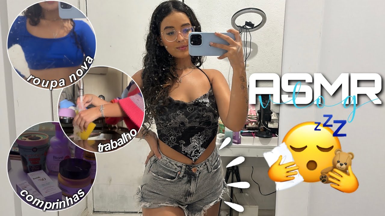 ASMR VLOG - UM DIA COMIGO 💤 | rotina, trabalho, comprinhas