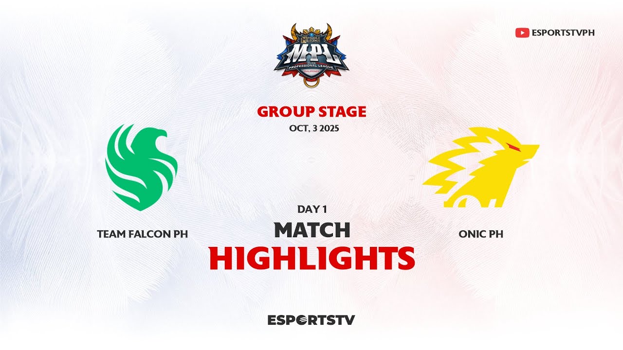 Team Falcons PH vs ONIC PH HIGHLIGHTS MPL PH S16 | ONIC VS FLPH ESPORTSTV