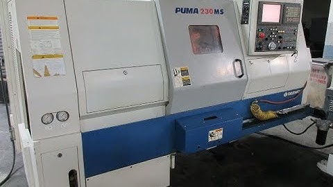 Daewoo Puma 230MSC CNC Turning Center m/c #399379