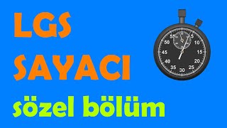 LGS Deneme Sayacı | 1. Oturum (Sözel Bölüm) | 75 Dakika screenshot 3