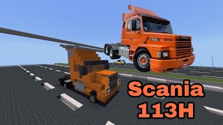 TUTORIAL MINECRAFT - Como fazer um caminhão arqueado ( Scania ) no