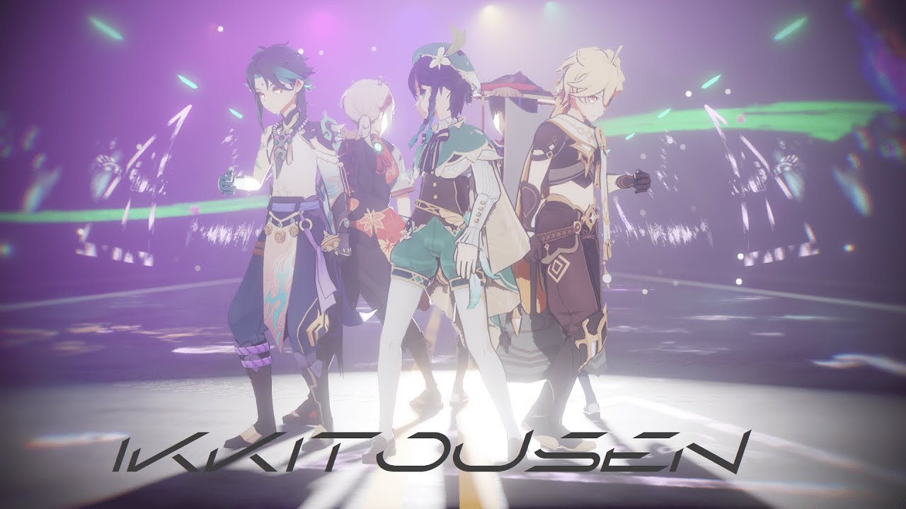 【原神MMD】一騎当千/Ikkitousen 【4NEMO ft.Scaramouche 】