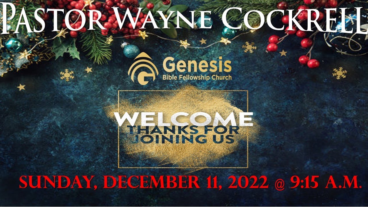 The Generosity of God To Generous Children - GBFC's  Live Stream Service 12.11.2022