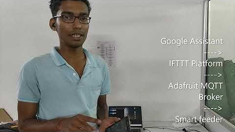 Demo and Explanation of controlling a Pet Feeder Mechanism via "Google Assistant and Text commands".