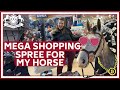 🛍MEGA SHOPPING TRIP FOR MY HORSE + TACK HAUL | Riding with Charlotte