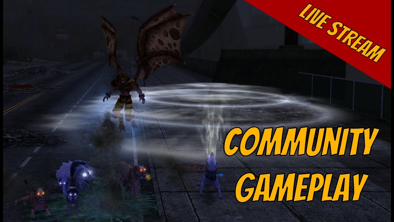 25th Community City of Heroes gameplay live stream on Thunderspy - YouTube