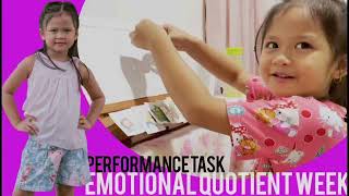 UNDERSTANDING WHAT OUR KIDS FEEL Emotional Quotient Performance Task Gianna
