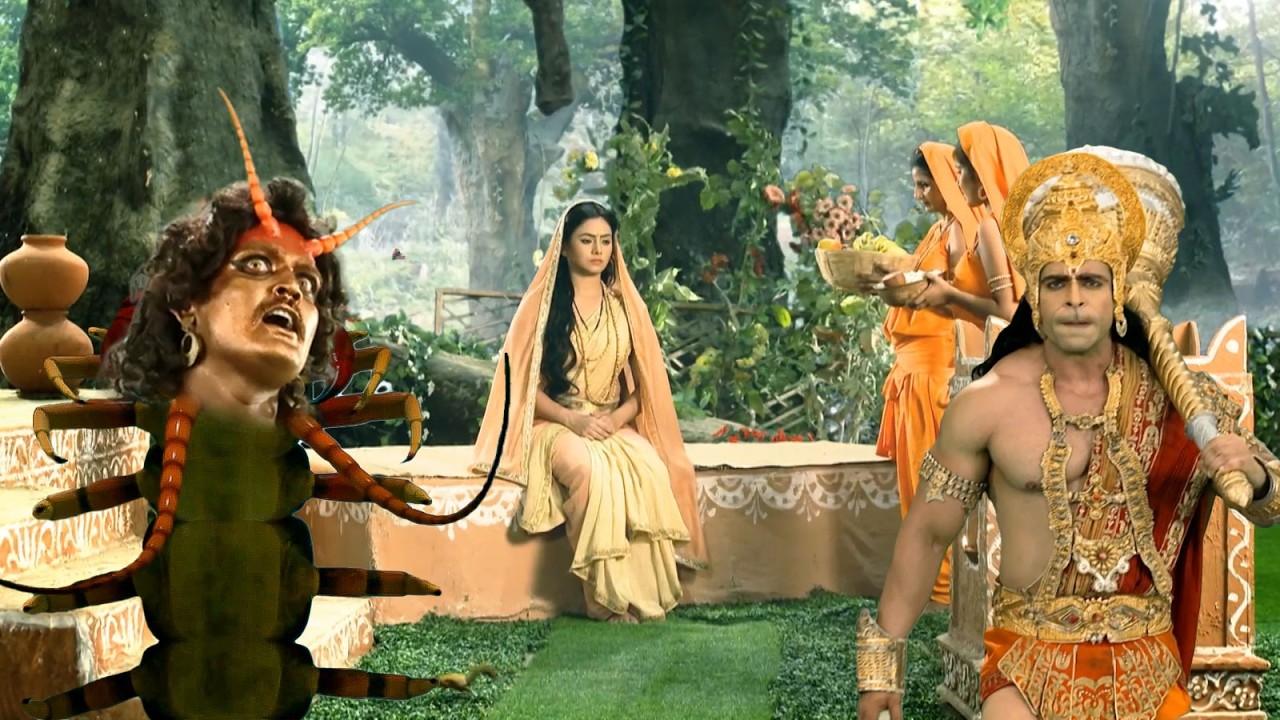 सीता माता के शिशु जन्म से पूर्व आया कुतिया में असुर क्या हनुमान जी इस असुर का कर देंगे अंत