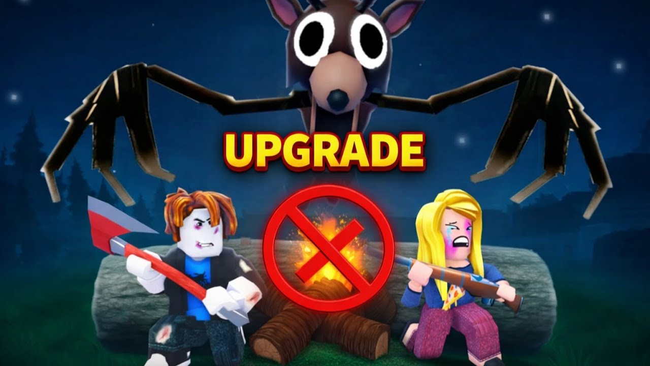 I SURVIVED 99 NIGHTS WITHOUT UPGRADIND CAMPFIRE🔥