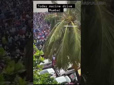Marine drive Mumbai | Mumbai complete jam hy | Muslims Apny Deen ky lye Sab Qurban Kar sakty hen|