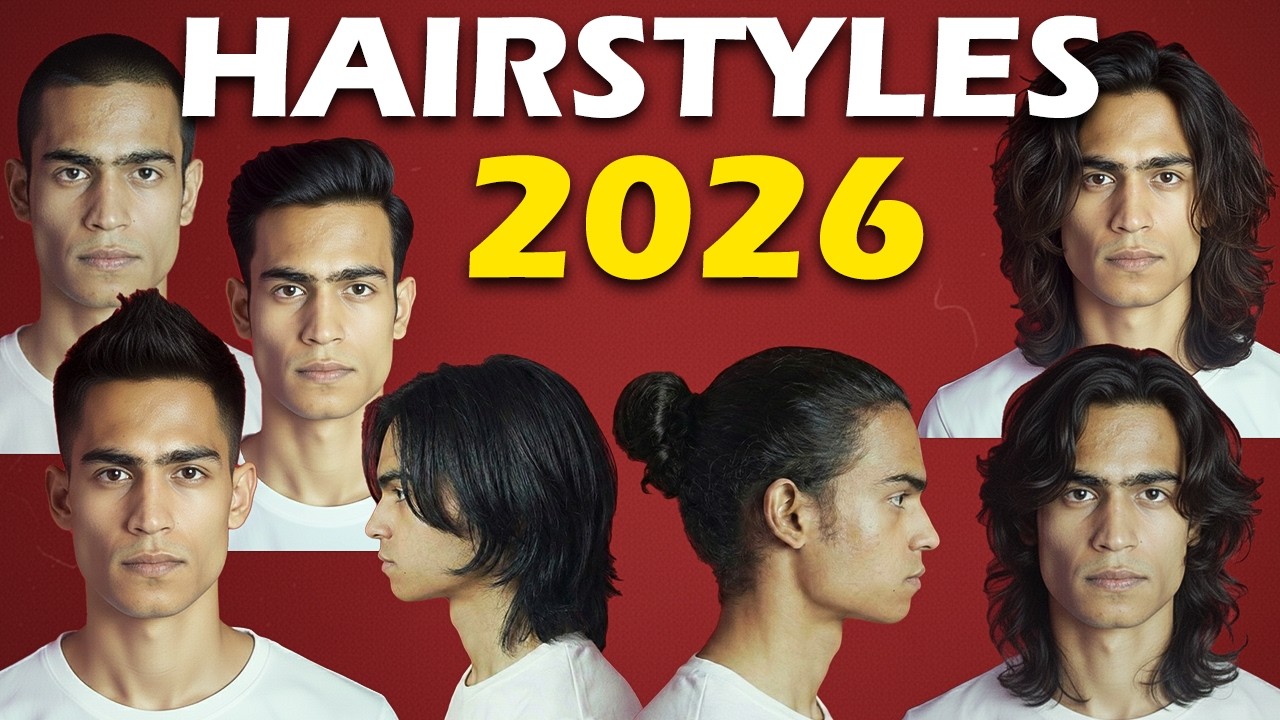 best Hairstyles for MEN in 2026 | Short to LONG