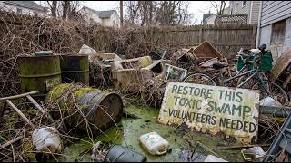 Toxic Swamp Backyard Restoration ASMR | Satisfying Timelapse Cleanup