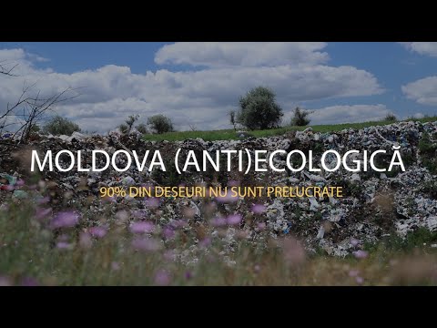 Moldova (anti)ecologică. 90% din deșeuri nu sunt prelucrate