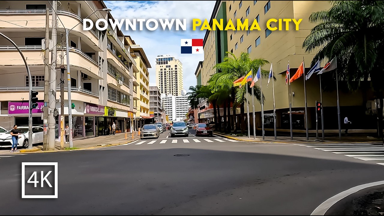 🟡 [4K] 🇵🇦  Explora lugares en la ciudad de PANAMÁ | El Cangrejo | Bella vista