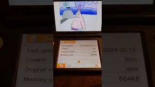 Brain Rot Flipnote #Flipnote #spongebob #patrick #shorts #3ds