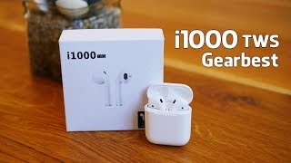 i1000 TWS Gearbest Version (Deutsch) - Fake AirPods 2 zum guten Preis -  YouTube