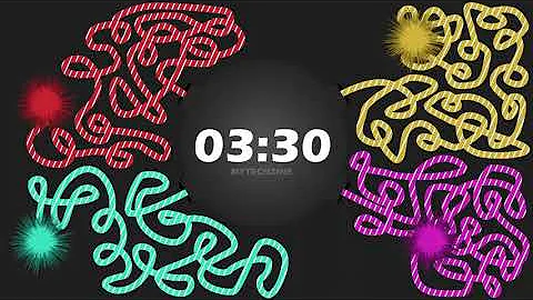 5 Minute Timer Bomb with Multiple Colored Wicks