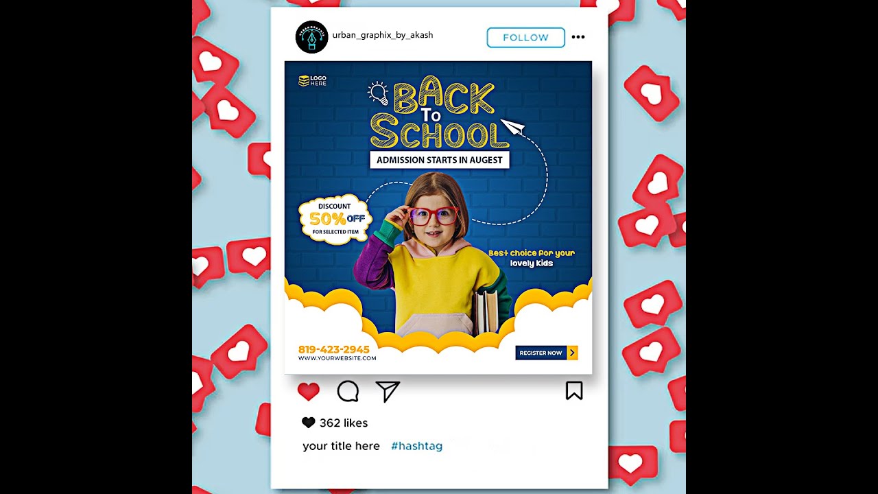 📚✨ 𝗖𝗿𝗲𝗮𝘁𝗶𝘃𝗲 𝗦𝗼𝗰𝗶𝗮𝗹 𝗠𝗲𝗱𝗶𝗮 𝗔𝗱 𝗳𝗼𝗿 𝗞𝗶𝗱𝘀' 𝗦𝗰𝗵𝗼𝗼𝗹 𝗔𝗱𝗺𝗶𝘀𝘀𝗶𝗼𝗻𝘀!🖍️