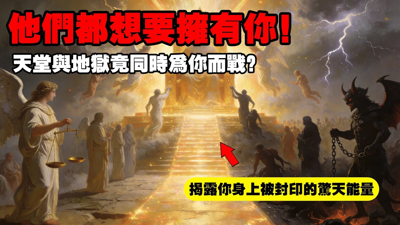 【🔔天選之人】你不是普通人！靈界戰爭已爆發：天堂與地獄竟同時為你而戰？揭露你身上被封印的驚天能量，真相足以顛覆認知！