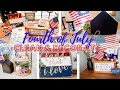*NEW* CLEAN AND DECORATE WITH ME 2021 // FOURTH OF JULY DECORATING IDEAS 2021