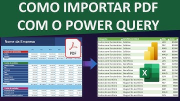Como Importar PDF com o Power Query (para Excel e Power BI)