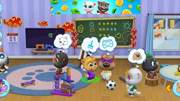 My Talking Tom Friends Gameplay walkthrough Android, iOS episode 6