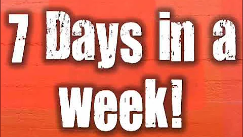 Days of the Week Rap เพลงหนึ่งสัปดาห์มีเจ็ดวัน