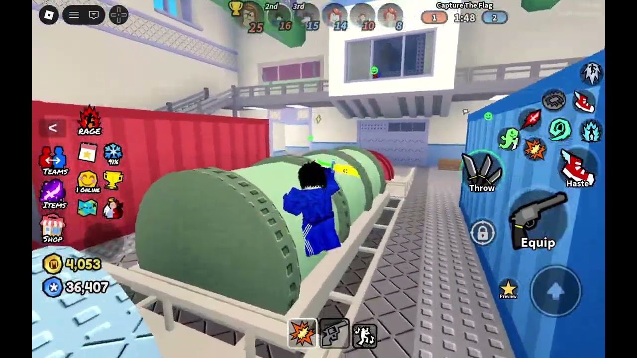 Playing sharp against campers in roblox