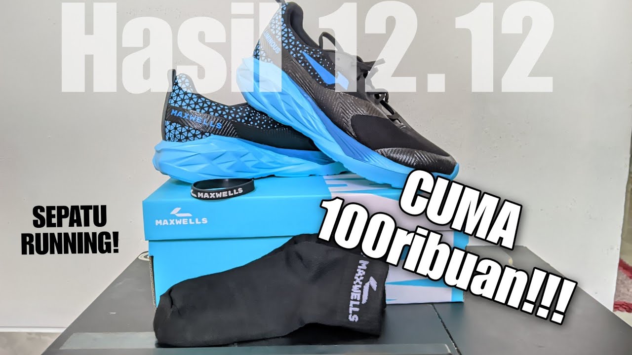 100ribuan!! Sepatu Running Murah Brand Lokal Yang Boleh Di Coba | Unboxing Hasil 12.12