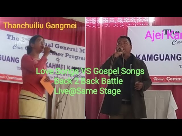 Rongmei Artistes: Thanchuilliu Gangmei Vs Ajei Kamei || Live @Tarung || Rongmei Love Songs N Gospels