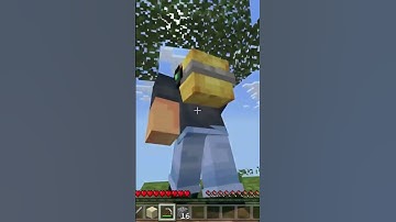 Idiot One Block Player keeps Falling off the Edge! #shorts #minecraft #oneblock