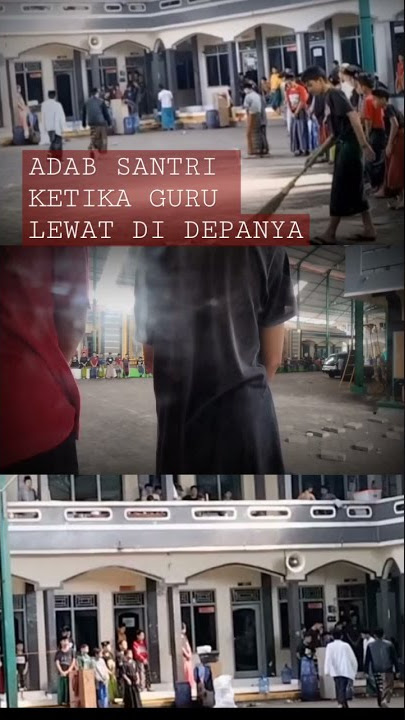 ADAB SANTRI KETIKA GURU LEWAT DI DEPANYAA#shorts #viral #storywa #adabsantri#ketikagurulewat