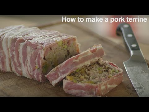 Video: Thịt Terrine Với Gan, Thịt Xông Khói Và Hạt Dẻ Cười
