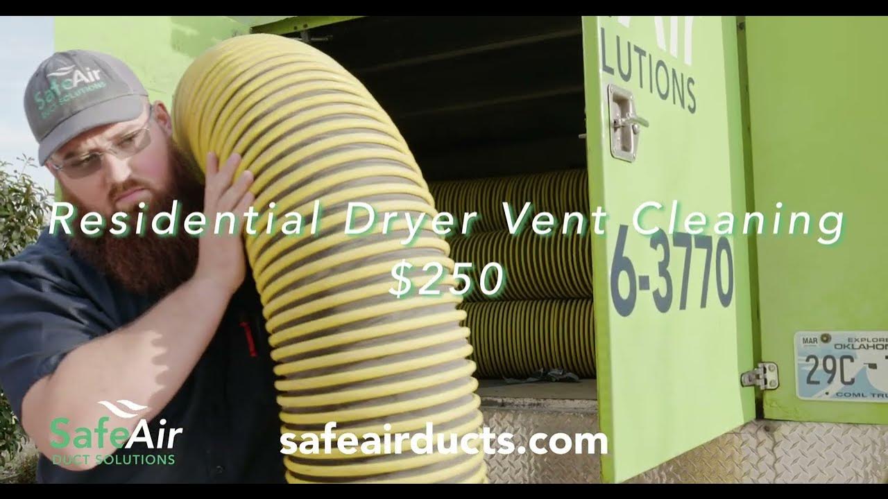 Jacob's of Safe Air Duct Solutions Dryer Vent Cleaning Explanation