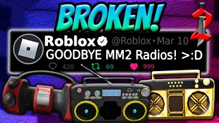MM2 is BROKEN? Radio Game pass is useless? + NEW MM2 GODLY LEAK!! 
