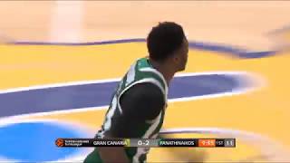 Thanasis Antetokounmpo career high (Gran Canaria-Panathinaikos 80-99)