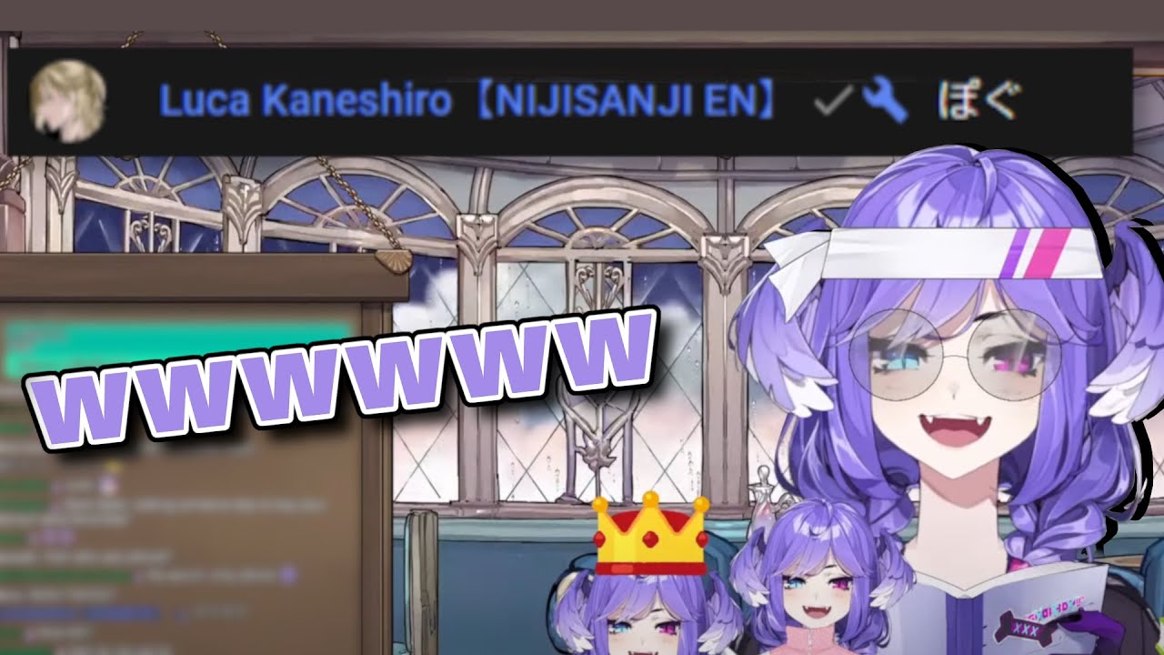 日本語勉強配信に来たルカと日本語勝負がしたいセレン【にじさんじEN/切り抜き】