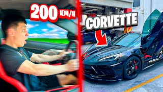 ARREGLÉ MI CORVETTE 2023 DEL CHOQUE Y LO PRUEBO A FONDO EN LA CARRETERA *200 km/h* - Yair17