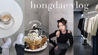 a day in hongdae 🇰🇷 cafe hopping, shopping, discovering fashion trends... | KOREA VLOG [ENG/한글]