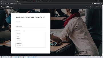 Harvard CS50 Final Project 2020 | Password Manager App