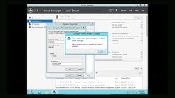 Installing Active Directory, DNS and DHCP to Create a Windows Server 2012 Domain Controller - Durasi: 27.45. 