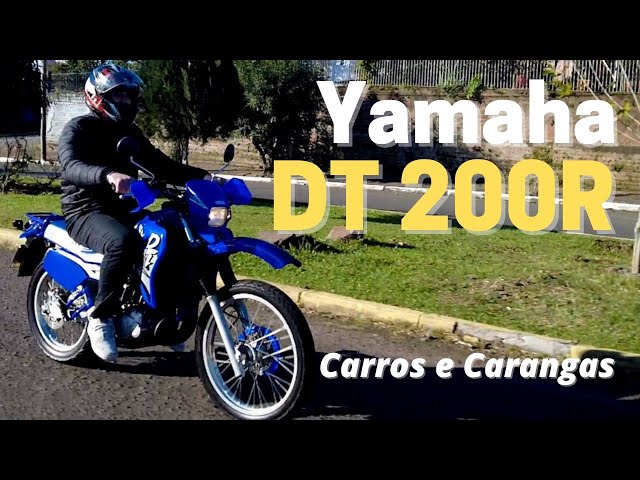 Yamaha-DT-200R tive pouco tempo pra andar em trilhas mas era um