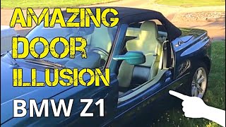 Amazing Disappearing Doors BMW Z1 - How do they work ? -Demonstration